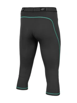 Mustiag Geschaft -Mustiag Geschaft 4f funktionsleggings in anthrazit turkis 1