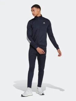ADIDAS Trainingsanzug "MTS Slim" In Dunkelblau