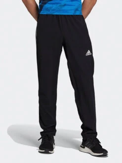 ADIDAS Trainingshose "M TI WV PT" In Schwarz/ Weiß