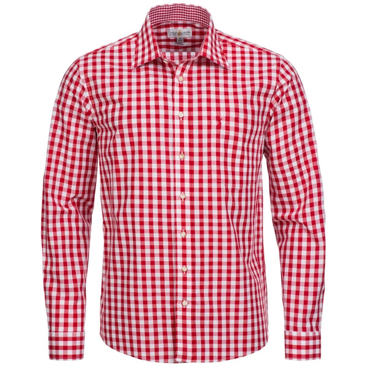 Trachtenhemd Regular Fit In Rot 2 Trachtenhemd Regular Fit In Rot