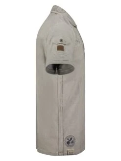 GEOGRAPHICAL NORWAY Poloshirt In Taupe -Mustiag Geschaft geographical norway poloshirt in taupe 2