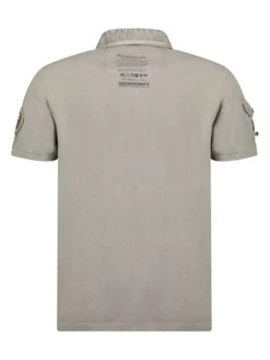 GEOGRAPHICAL NORWAY Poloshirt In Taupe -Mustiag Geschaft geographical norway poloshirt in taupe 3