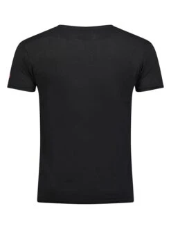 GEOGRAPHICAL NORWAY Shirt In Schwarz/ Weiß -Mustiag Geschaft geographical norway shirt in schwarz weiss 3