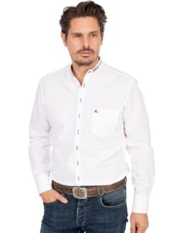 Stehkragenhemd HOLLINGER Weiss Rot (Slim Fit) 18 Stehkragenhemd HOLLINGER Weiss Rot (Slim Fit) -Mustiag Geschaft gipfelsturmer stehkragenhemd hollinger weiss rot slim fit 6