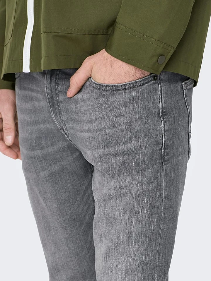 Only & Sons Jeans "Loom" - Slim Fit - In Grün 6 Only & Sons Jeans "Loom" - Slim Fit - In Grün – Bild 4