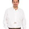 Hemd Langarm LUDWIG Weiß (Comfort Fit) -Mustiag Geschaft os trachten hemd langarm ludwig weiss comfort fit