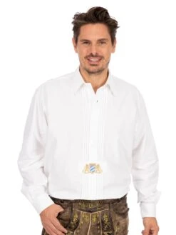 Hemd Langarm LUDWIG Weiß (Comfort Fit)