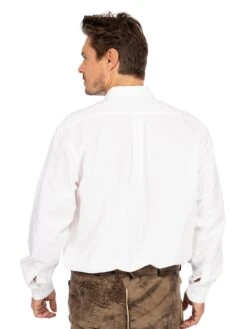 Hemd Langarm LUDWIG Weiß (Comfort Fit) -Mustiag Geschaft os trachten hemd langarm ludwig weiss comfort fit 3