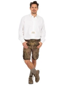 Hemd Langarm LUDWIG Weiß (Comfort Fit) -Mustiag Geschaft os trachten hemd langarm ludwig weiss comfort fit 4