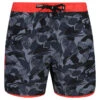 Reebok Badeshorts "Manzoor" In Grau/ Orange