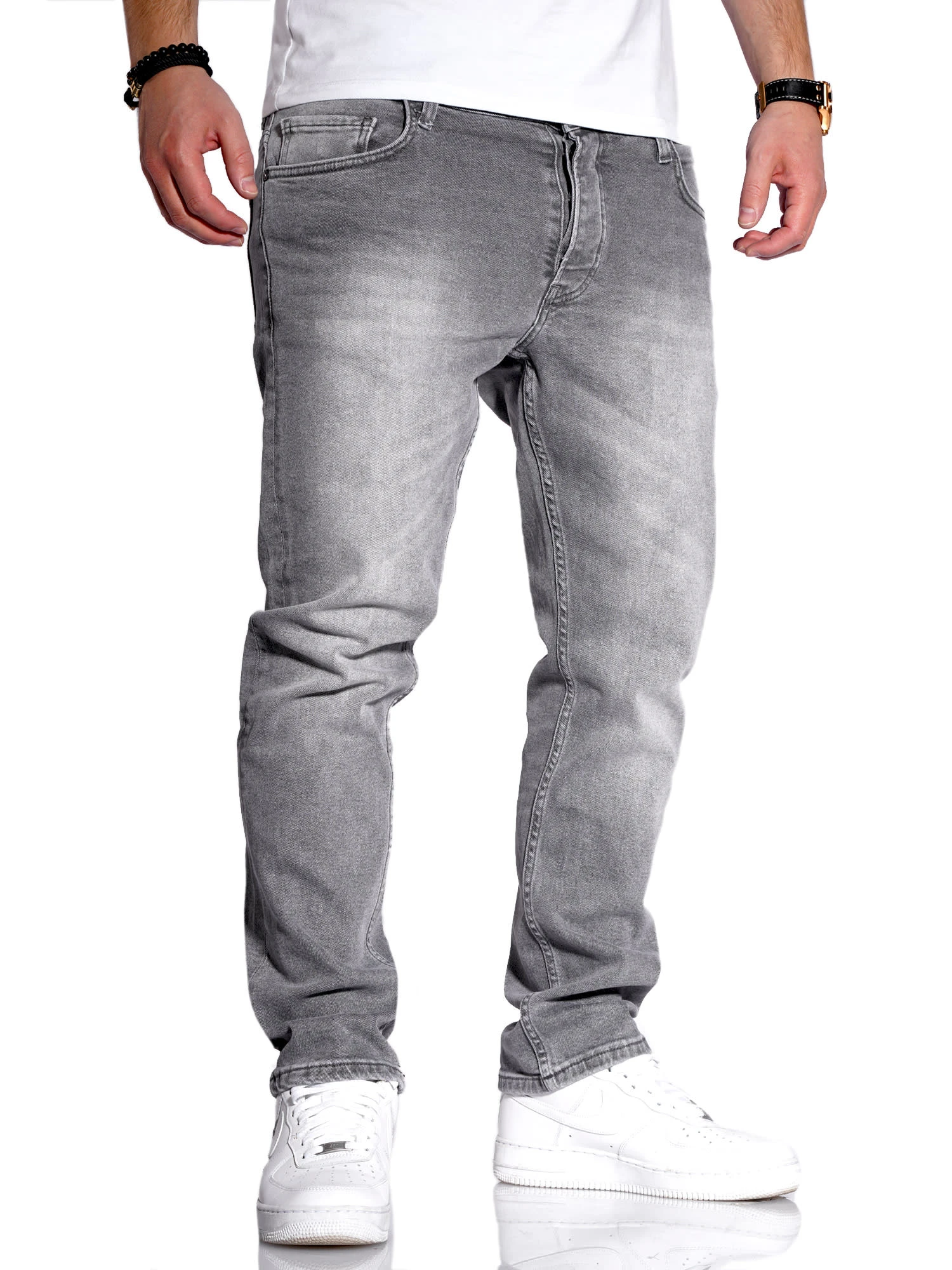 Jeanshose Nick In Grau 4 Jeanshose Nick In Grau – Bild 2