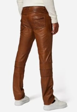 Lederhose Franklin In Cognac Braun -Mustiag Geschaft ricano lederhose franklin in cognac braun 2