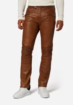 Lederhose Franklin In Cognac Braun