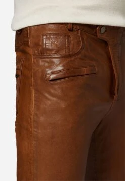 Lederhose Franklin In Cognac Braun -Mustiag Geschaft ricano lederhose franklin in cognac braun 3