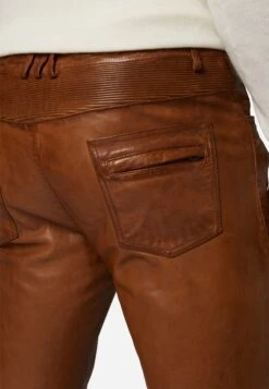 Lederhose Franklin In Cognac Braun -Mustiag Geschaft ricano lederhose franklin in cognac braun 4