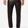 Lederhose Trant Pant In Braun