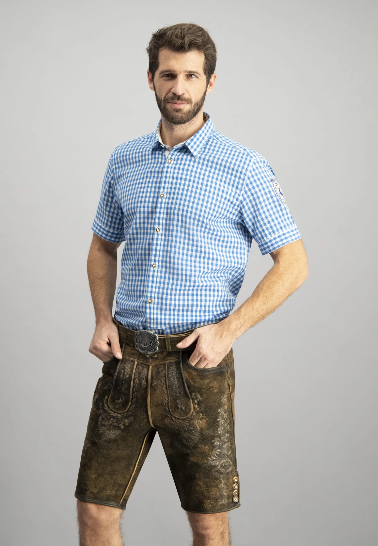 Hemd "Connor" In Azur 5 Hemd "Connor" In Azur – Bild 3