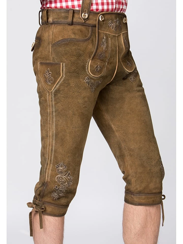 Lederhose "Justin" In Hellbraun 7 Lederhose "Justin" In Hellbraun – Bild 5