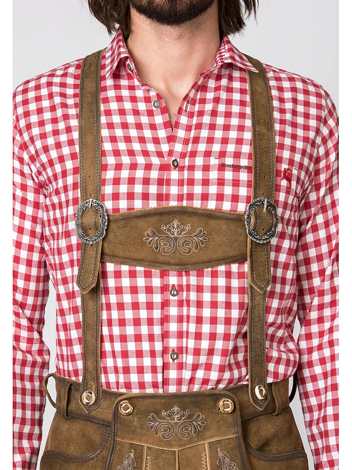 Lederhose "Justin" In Hellbraun 8 Lederhose "Justin" In Hellbraun – Bild 6