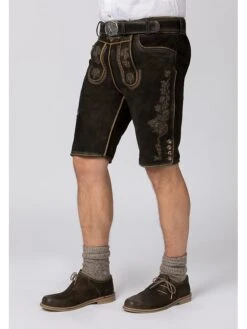 Lederhose "Oliver" In Dunkelbraun -Mustiag Geschaft stockerpoint lederhose oliver in dunkelbraun 3