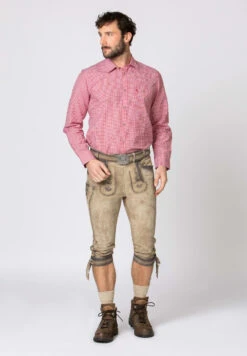 Trachtenhemd "David" In Rot -Mustiag Geschaft stockerpoint trachtenhemd david in rot 4