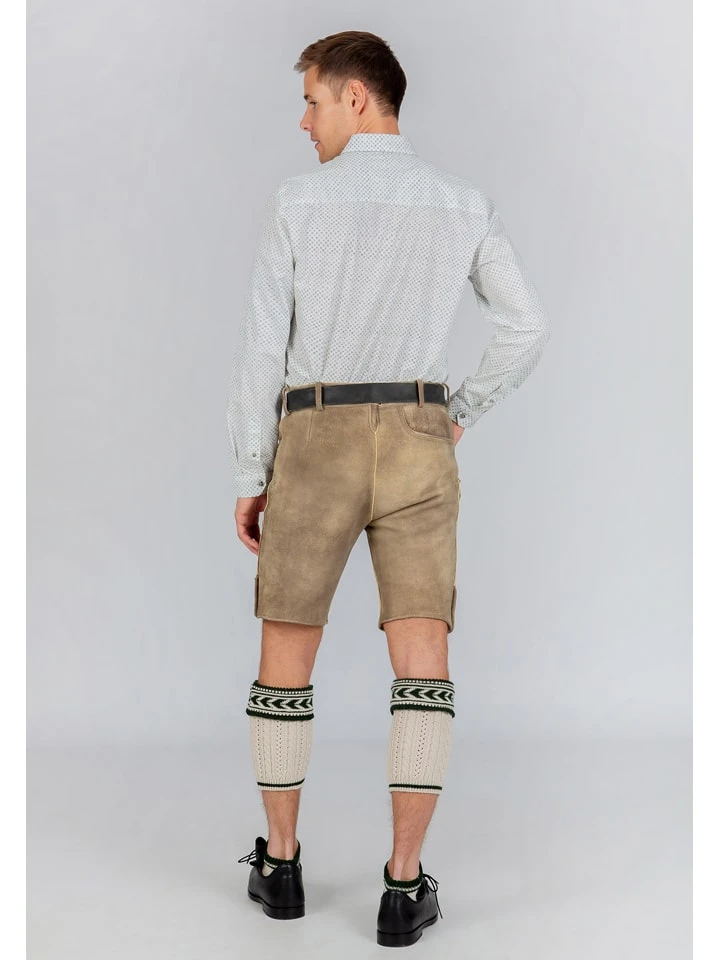 Trachtenhemd "Frederico" In Weiß/ Blau 5 Trachtenhemd "Frederico" In Weiß/ Blau – Bild 3