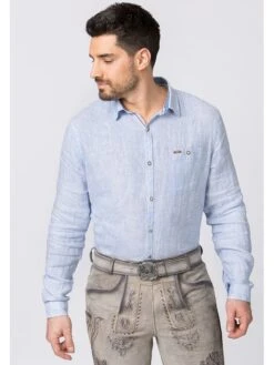 Trachtenhemd "Noah" In Hellblau -Mustiag Geschaft stockerpoint trachtenhemd noah in hellblau 3