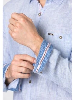 Trachtenhemd "Noah" In Hellblau -Mustiag Geschaft stockerpoint trachtenhemd noah in hellblau 4