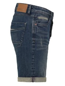 SUBLEVEL Jeans-Bermudas In Dunkelblau -Mustiag Geschaft sublevel jeans bermudas in dunkelblau 1